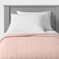 Box Stitch Microfiber Quilt - Pillowfort Quilt price