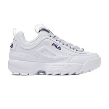 FILA Women's Disruptor 2 Premium Casual Shoes - White/Navy/Red, Size 10 Women's Casual Shoes price
