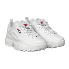 Fila Women's Disruptor 2 Casual Shoes, White/Navy/Red, Size 8.5,    791273293939 Women's Casual Shoes price