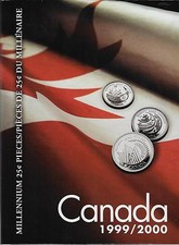 Uni-safe Canada 1999/2000 Millennium Coin Folder $5.99 w/ FREE SHIPPING! Folder price