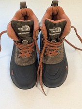 The North Face Boys Size 1 Boots Beige Garcons, Waterproof, Leather, Insulated Boys' Boots price