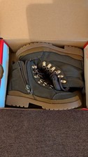 Boys Chocolate Brown Steve Madden Boots, Size 12, Lace Up / Zip Boys' Boots price