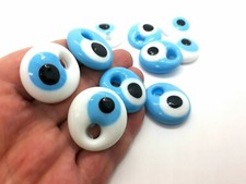 Handmade Evil Eye Charms - 5 Pcs Lampwork Evil Eye Glass Beads Decoration Home Baby Evil Eye Beads price