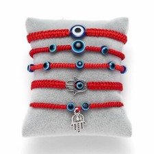 Braided Red Thread Bracelets For Women Men Turkish Evil Eye Beads Lucky Jewelry Baby Evil Eye Beads price