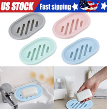 Bathroom Water Draining Soap Dish Case Holder Drainer Soap Saver Storage Box New Soap Dish price