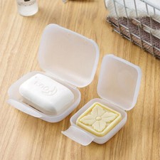1pc Portable Soap Box Dish Holder with Lid Lock Leakproof Case Container Travel Soap Dish price