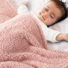 Plush Baby Blanket for Boys Girls | Fleece Baby Blanket Super Soft Warm 33x43" Baby Blanket price