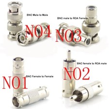 BNC to RCA Female Male Adapter for Video CCTV Camera Converter Plug Jack Cable Video Systems Converter & Adapter price