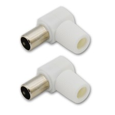2,High Quality White TV Plug Video Connector for Ultimate Viewing Experience Video Systems Converter & Adapter price