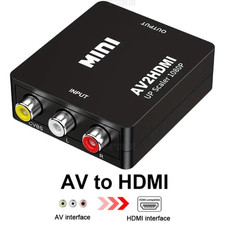 RCA AV to HDMI HD Converter Composite CVBS Video Adapter Wii NES SNES, Video Systems Converter & Adapter price