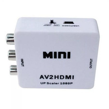 RCA AV to HDMI HD Converter Composite CVBS Video Adapter Wii NES SNES, Video Systems Converter & Adapter price