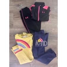 Girls Under Armour Tracksuit Children's Place Lounge Set Bundle 4T 5 Casual Girls' Tracksuit price