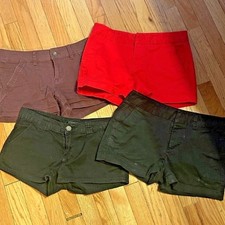 Lot of 4 Womens Cotton Blend Shorts Size 2/3 Gap, Unionbay, Forever 21 T31-6 Women's Shorts price