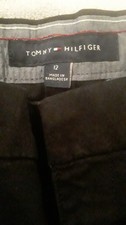TOMMY HILFIGER BLACK COTTON BLEND SHORTS. PREOWNED EXCELLENT CONDITION Women's Shorts price