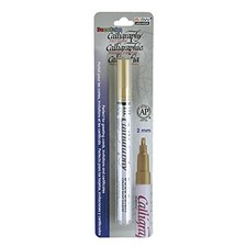 Uchida 125-C-GLD Marvy Chisel Point Pen Tip Calligraphy 1 Count (Pack of 1) Chisel Tip (Calligraphy) Pen price