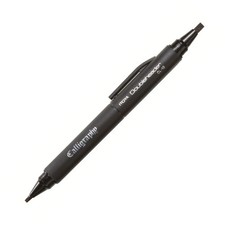 CL10BK Itoya Doubleheader Calligraphy Marker, 1.5mm/3.0mm Chisel, Black, 1 Each Chisel Tip (Calligraphy) Pen price