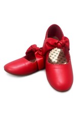 Dream Pairs Girls Red Mary Jane Dance Shoes Bow Ballet Flats Size 2 Dress Dance Girls' Ballet Flats price