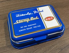 Liberty Blue Ink Pads Stamp Pads Small Cute Size Travel Kit High Quality Office Stamp & Ink Pad price