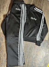 Disney Mickey Mouse Women's Tracksuit Black Zip-Up Jacket & Pants with Lace Trim Women's Tracksuit price