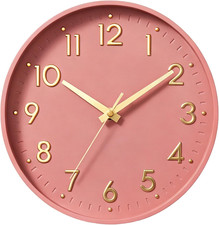 Wall Clock 8 Inch, Battery Operated Silent Non-Ticking Modern Analog Clock Decor Wall Clock price