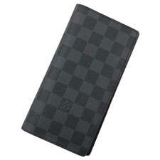 Louis Vuitton Portefeuil Blaza Damier Graphite Bifold Long Wallet N62665 Black Men's Wallet price