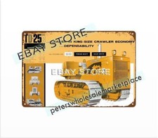 1962 heritage farm tools Industrial Crawler tractor equipment tin sign Industrial Kitchen Equipment price