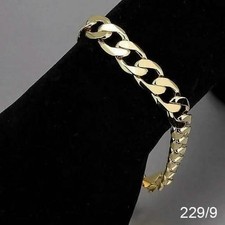 14K Gold Curb Bracelet Gold Bracelet price