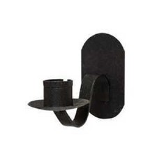 Black Iron Wall Sconce Candle Holder 3.5 Inches Long Candle Holder price