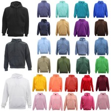 Adult Unisex Men's Basic Plain Hoodie Pullover Sweater Sweatshirt Jumper XS-8XL Men's Sweatshirt price