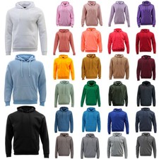 Adult Men's Unisex Basic Plain Hoodie Jumper Pullover Sweater Sweatshirt XS-5XL Men's Sweatshirt price
