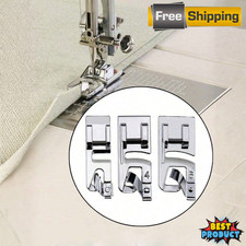 3pcs Rolled Hem Presser Foot 3/4/6mm Can Make Neat & Perfect Hemming Foot Set Sewing Machine Accessories price