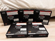 MSI A520M-A PRO Micro ATX Compatible Motherboard 100-240V New AM4 AMD A520 1PCS Motherboard price