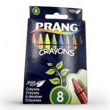 Prang Crayons Made with Soy, Wax, Non-toxic, 8 Colors, 1 Box (DIX00000). New Wax Crayons price