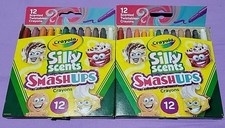 Crayola Silly Scents Smashups Twistables Crayons 12 Pack x 2 Packs New (S1) Wax Crayons price