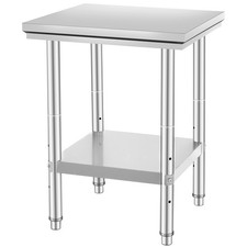 24" x 24" Stainless Steel Kitchen Work Table Commercial Kitchen Restaurant Table Dining & Kitchen Table price