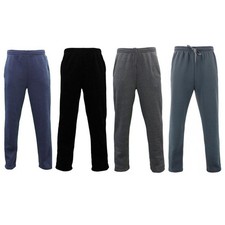 NEW Men's Fleece Lined Track Pants Track Suit Pants Casual Winter Elastic Waist Men's Tracksuit price