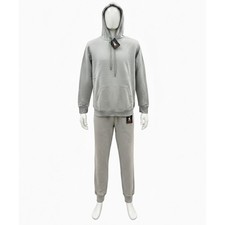 Men’s Fleece Tracksuit Set Hoodie & Joggers Grey Sports Gym Casual Loungewear Men's Tracksuit price