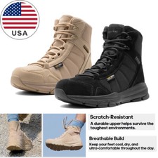 Men's Lightweight Military Tactical Work Boots Hiking Motorcycle Combat Boots Men's Boots price