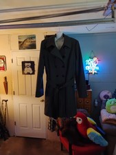 a.n.a  Wool Heather Gray Long Overcoat With Waist Sash Women's Size XLT Women's Overcoat price