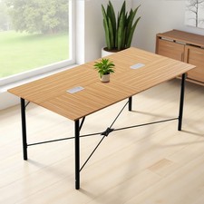 Uimoso 6ft Conference Table Boat Shaped Office Meeting Table for 6-8 People Conference Table price