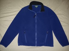 LL Bean Polartec Fleece Jacket Womens Medium Blue Full Zip Outdoor Wear Women's Jacket price