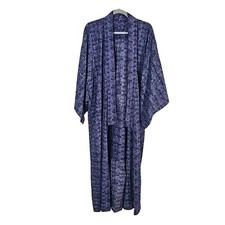 Japanese Navy Blue Kimono One Size Women's Jacket price