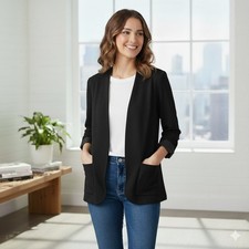 Aritzia Women's Blazer XS Black Unstructured Business casual Office whimsigoth Women's Jacket price