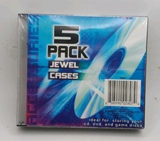 Accessories 5 Pack Jewel Cases -CD / DVD Slim Cases New Sealed CD / DVD Accessories price