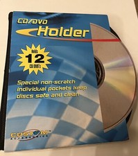 CD/DVD Case Holder ~ holds 12 discs ~ Custom Accessories ~ Travel, car, truck CD / DVD Accessories price