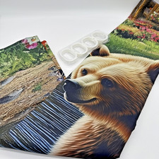 Rustic Bear Shower Curtain Cabin Wildlife Forest Mountain Lodge Bathroom Decor Shower Cabin price