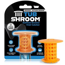 TubShroom® Orange Revolutionary Drain Hair Catcher No More Clogs Free Shipping! Bathtubs price