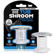 TubShroom® Chrome Revolutionary Tub Drain Protector Hair Catcher Strainer Snare Bathtubs price