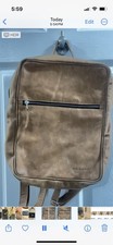 Tan Genuine Leather Large Backpack Women's Backpack price