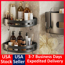 2 Tier Corner Shower Caddy Bathroom Organizer Storage Shelf No Drilling Bathroom Shelf price